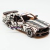 Дерев'яний 3D конструктор Muscle car GT 162 деталі (біла) 00639