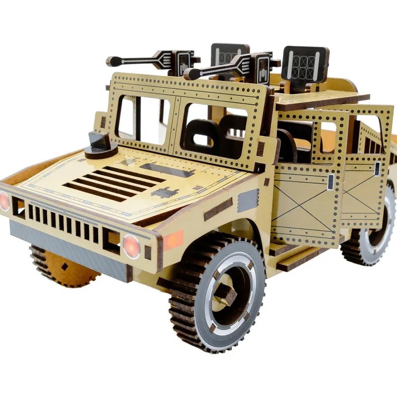 Дерев'яний 3D конструктор "Humvee"	100 деталей 00927