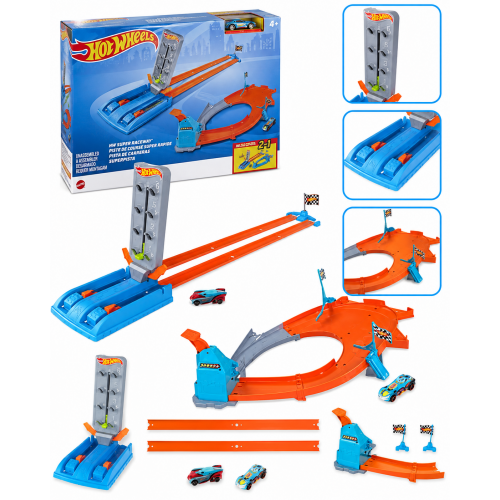 Ігровий трек Hot Wheels GBF81 «Боротьба за кубок Чемпіона» з машинкою, 3 випробування