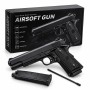 Страйкбольний пістолет VIGOR VG2 металевий, Colt 1911A1, 6 мм BB, магазин на 20 кульок