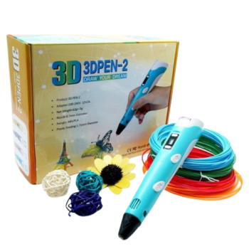 3D-ручка Smart 3D Pen 2 DL93 700200 з дисплеєм та регулюванням швидкості, 3 кольори