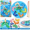 Магнітна рибалка «Дельфіни» 1403 дерев'яна з пазлами ZZ Toys