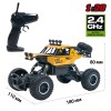 Машинка на радіокеруванні SL-109AG OFF-ROAD CRAWLER CAR VS WILD, металевий корпус, 1:20, золота