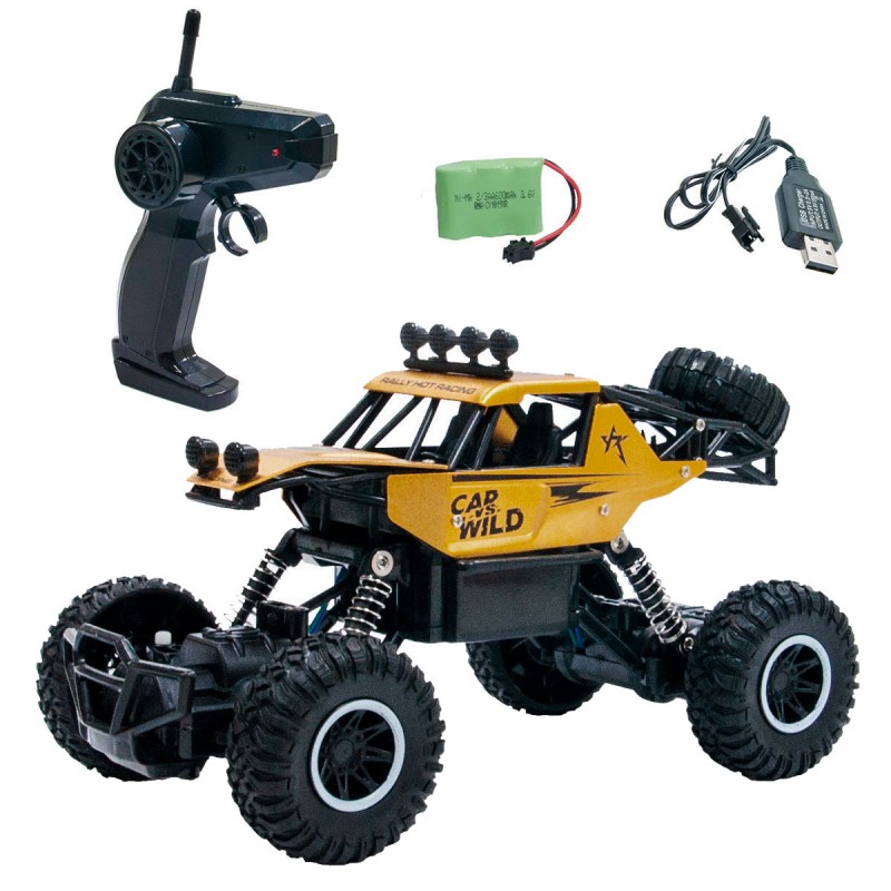 Машинка на радіокеруванні SL-109AG OFF-ROAD CRAWLER CAR VS WILD, металевий корпус, 1:20, золота