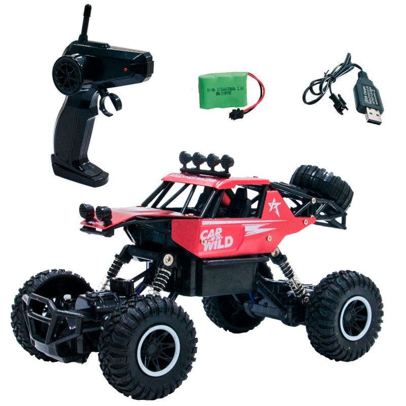 Машинка на радіокеруванні SL-109AR OFF-ROAD CRAWLER CAR VS WILD, металевий корпус, 1:20, червона