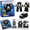 G483197-A1Y-WHITE-BLACK Трансформер Tobot Mini робот-машинка 11 см