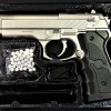G052S Страйкбольний пістолет Galaxy Beretta 92 пластиковий сталевий
