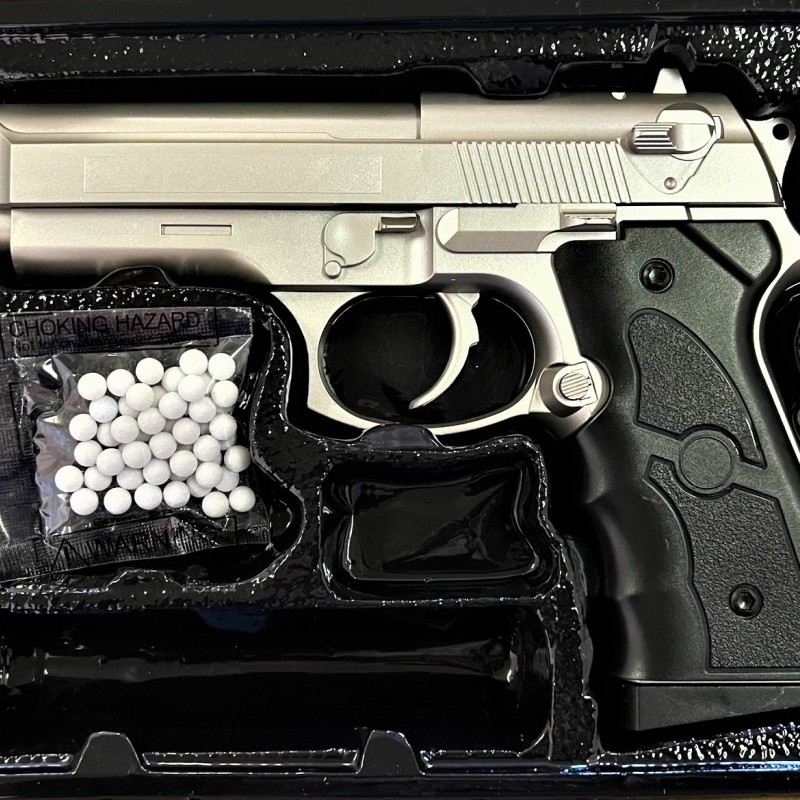 G052S Страйкбольний пістолет Galaxy Beretta 92 пластиковий сталевий