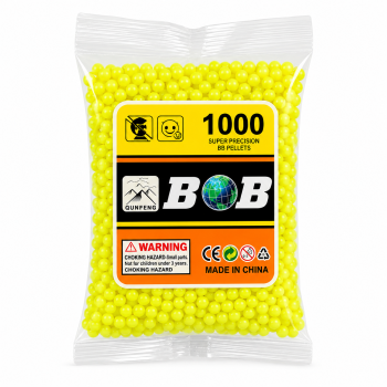 CB-1000E 6MM Пластикові кульки для іграшкової зброї, 1000 шт у пакеті