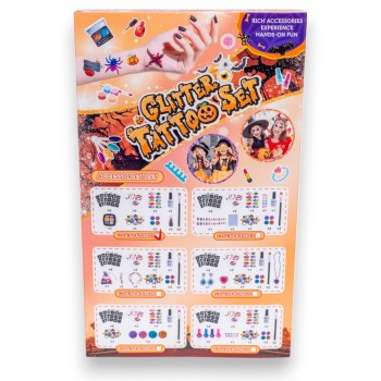 G482284-BTX-6018A Набір для татуювань "Glitter Tatoo Set Hallowen Edition"