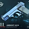 G11 Страйкбольний пістолет пружинний міні ТТ Galaxy метал чорний