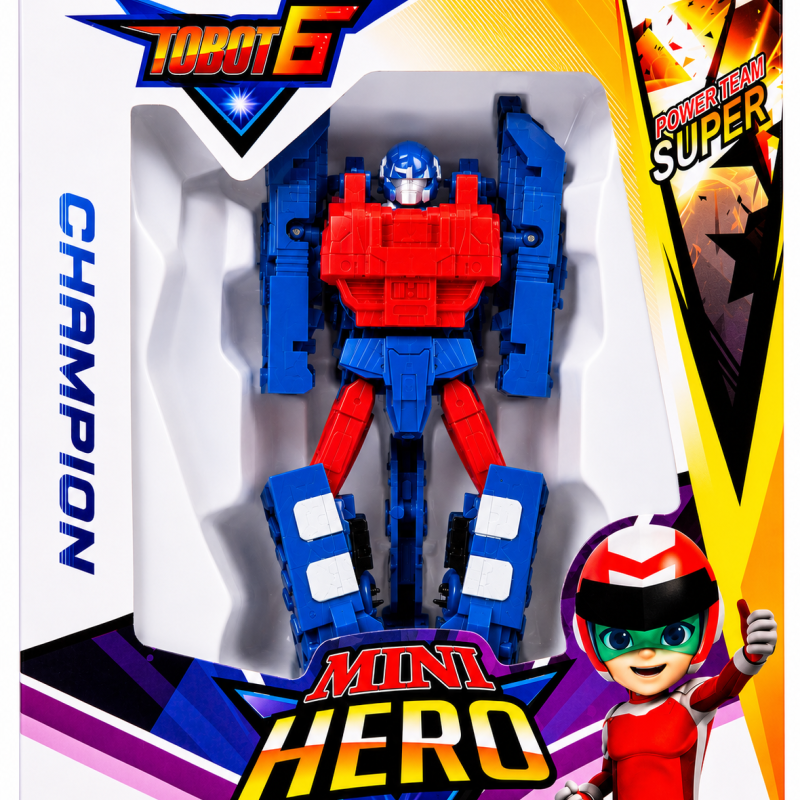 g483187-118O Трансформер Tobot Mini Hero Champion 12 см