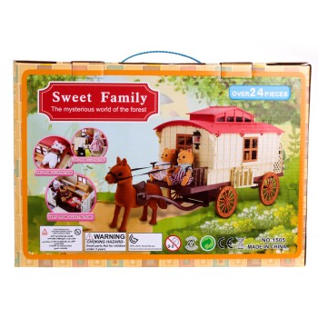 Животные флоксовые Happy Family 1505 Домик передвижной