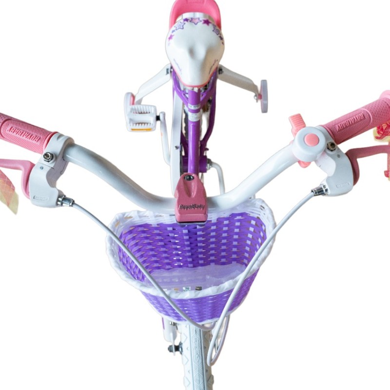 RB20G-1 ВЕЛОСИПЕД ДИТЯЧИЙ ROYAl BABY STARGIRL ФІОЛЕТОВИЙ 20 ДЮЙМІВ, БЕЗ БОКОВИХ КОЛІС