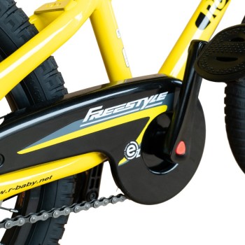 RB14-30-ДИТЯЧИЙ ВЕЛОСИПЕД ROYAL BABY EZ FREESTYLE БЕГОВЕЛ+ВЕЛОСИПЕД ЖОВТИЙ 14 ДЮЙМІВ
