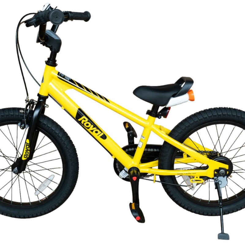RB14-30-ДИТЯЧИЙ ВЕЛОСИПЕД ROYAL BABY EZ FREESTYLE БЕГОВЕЛ+ВЕЛОСИПЕД ЖОВТИЙ 14 ДЮЙМІВ