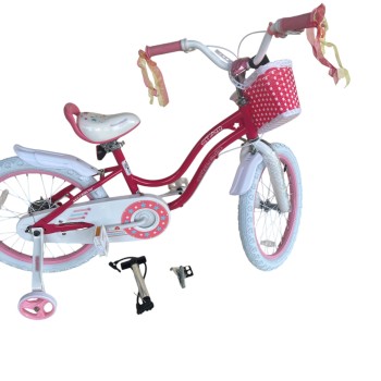 RB18G-1-ВЕЛОСИПЕД ДИТЯЧИЙ ROYAL BABY STARGIRL РОЖЕВИЙ 18 ДЮЙМІВ