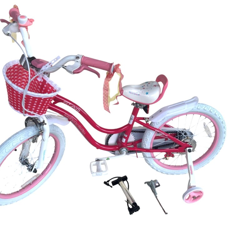 RB18G-1-ВЕЛОСИПЕД ДИТЯЧИЙ ROYAL BABY STARGIRL РОЖЕВИЙ 18 ДЮЙМІВ