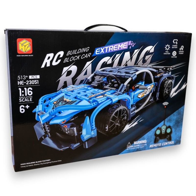 Конструктор машинка на радіокеруванні "Extreme Racing Bugatti Bolide Agile Blue" G481537-HE-23051