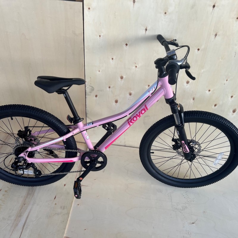 RB24-37 ДИТЯЧИЙ ВЕЛОСИПЕД ROYAL BABY JUNIOR 24 ДЮЙМА 7-17 STUDENT BIKE РОЖЕВИЙ