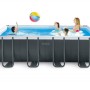 Intex 26364 каркасний басейн 732 х 366 х 132 см (фільт-насос 7 900 л/год, драбина, тент, підстилка)
