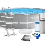 Каркасний Басейн Prism Frame Pool Intex 26716, 366 x 99 см (картриджний насос 2006 л/год, драбина)