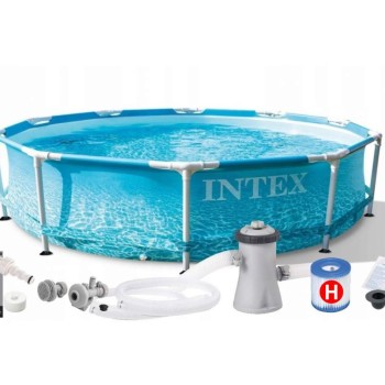 Intex 28208, каркасний басейн 305 x 76 см (картриджний фільтр 1250 л/год)