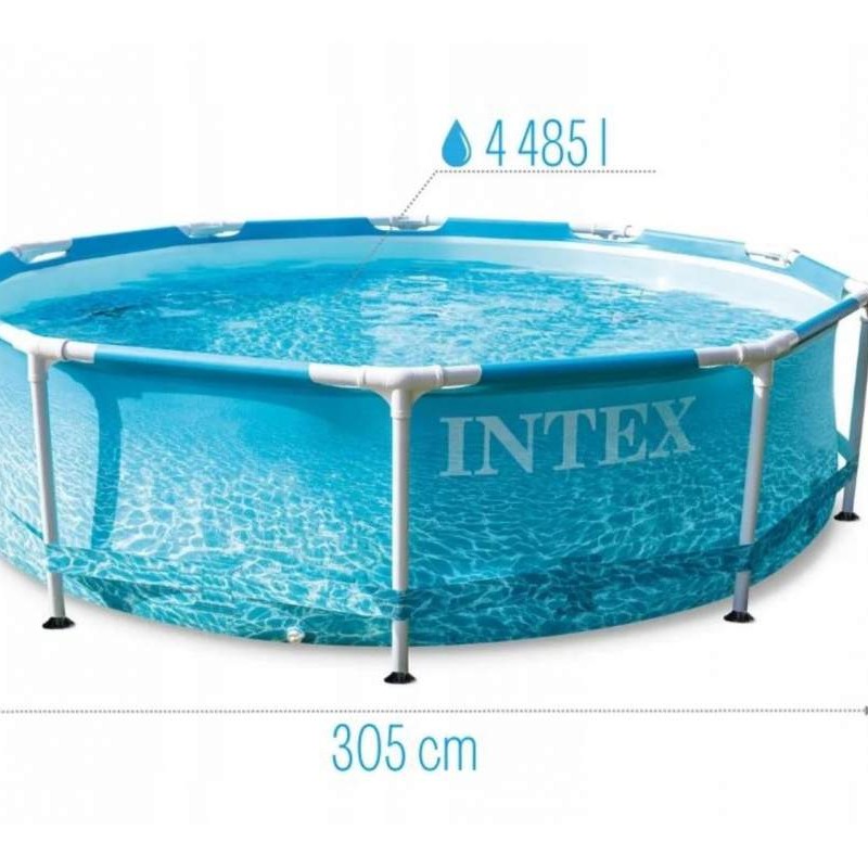 Intex 28208, каркасний басейн 305 x 76 см (картриджний фільтр 1250 л/год)