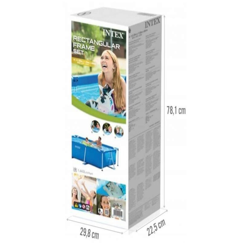 Прямокутний басейн 28270NP Intex 220 х 150 х 60 см