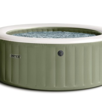 СПА-БАСЕЙН INTEX BUBBLE MASSAGE 28426, 196 х 71 см (4-х місний 1 741 л/год, тент, підстілка, сумка для зберігання, аеромасаж)