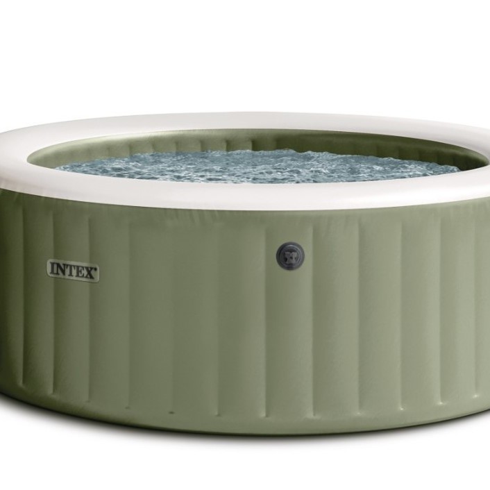 СПА-БАСЕЙН INTEX BUBBLE MASSAGE 28426, 196 х 71 см (4-х місний 1 741 л/год, тент, підстілка, сумка для зберігання, аеромасаж)