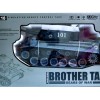 G239442-ZY021-812 Дитячий ігровий бойовий ТАНК «ТИГР» акумуляторний радіокерований зі звуком сірий стріляє арбізом кульками