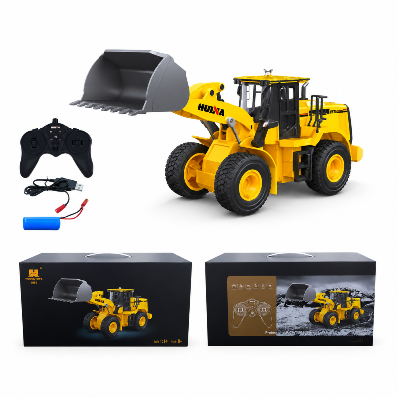G233080-1552 Дитячий бульдозер на радіокеруванні Huina 1:16, 11 каналів