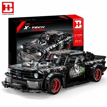 G478310-YCQC005 Конструктор гоночний автомобіль Ford Mustang Hoonicorn 1655 деталей СІРА КАРТОННА УПАКОВКА