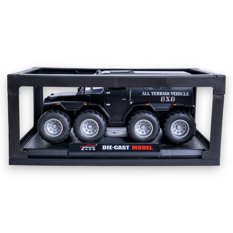 G458917-DC24213 SHAMAN CONQUERORS CAR 1:24, 8x8 ATV, 3 кольори, підсвічування фар, реалістичні звуки