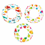 Надувне коло Intex 59230NP Lively Print Swim Rings 51 см, 3 кольори