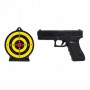Набір VIGOR C1-7 металевий страйкбольний пістолет Glock G17 з мішенню та кулями BB 6 мм