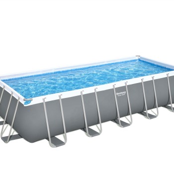 Каркасний басейн Bestway 5612B, 640 х 274 х 132 см (5 678 л/год, тент, сходи, дозатор)
