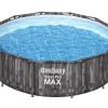 5614X Каркасний басейн Bestway Wood Style 366х100 см з картриджним фільтром 2006л/год і драбиною