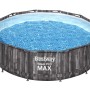 5614X Каркасний басейн Bestway Wood Style 366х100 см з картриджним фільтром 2006л/год і драбиною