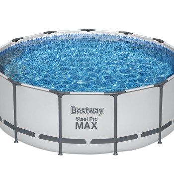 Каркасний басейн Bestway 5618W 396х122 см, з картриджним фільтром, сходами і захисним тентом