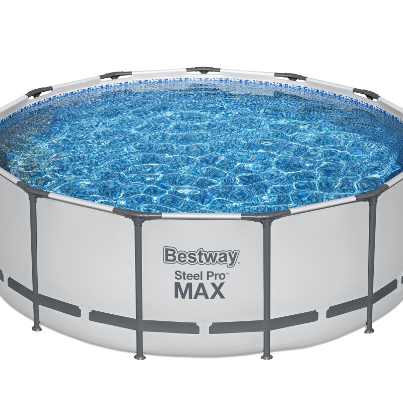 Каркасний басейн Bestway 5618W 396х122 см, з картриджним фільтром, сходами і захисним тентом