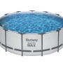 Каркасний басейн Bestway 5618W 396х122 см, з картриджним фільтром, сходами і захисним тентом