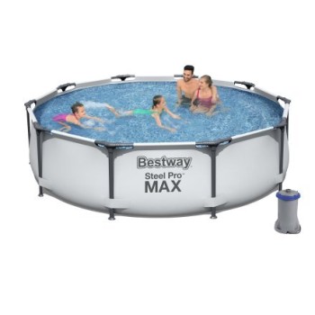 56408 Басейн каркасний у комплекті Steel Pro MAX 3.05m x 76cm із фільтр-насосом