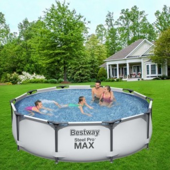 56408 Басейн каркасний у комплекті Steel Pro MAX 3.05m x 76cm із фільтр-насосом
