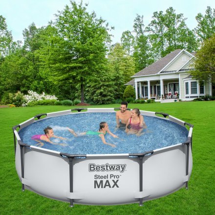 56408 Басейн каркасний у комплекті Steel Pro MAX 3.05m x 76cm із фільтр-насосом