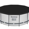 Каркасний басейн Bestway 56420 розмір 366х122 з картриджем і фільтром, зі сходами
