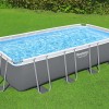 56465 Каркасний басейн Bestway 549x274x122 см з картриджним фільтром, драбиною і тентом