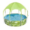 56432 Басейн Bestway 8' x 20"/2.44m x 51cm з водяним розпилювачем під куполом.