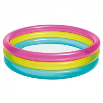 Надувний дитячий басейн Intex 57104NP Rainbow Baby Pool